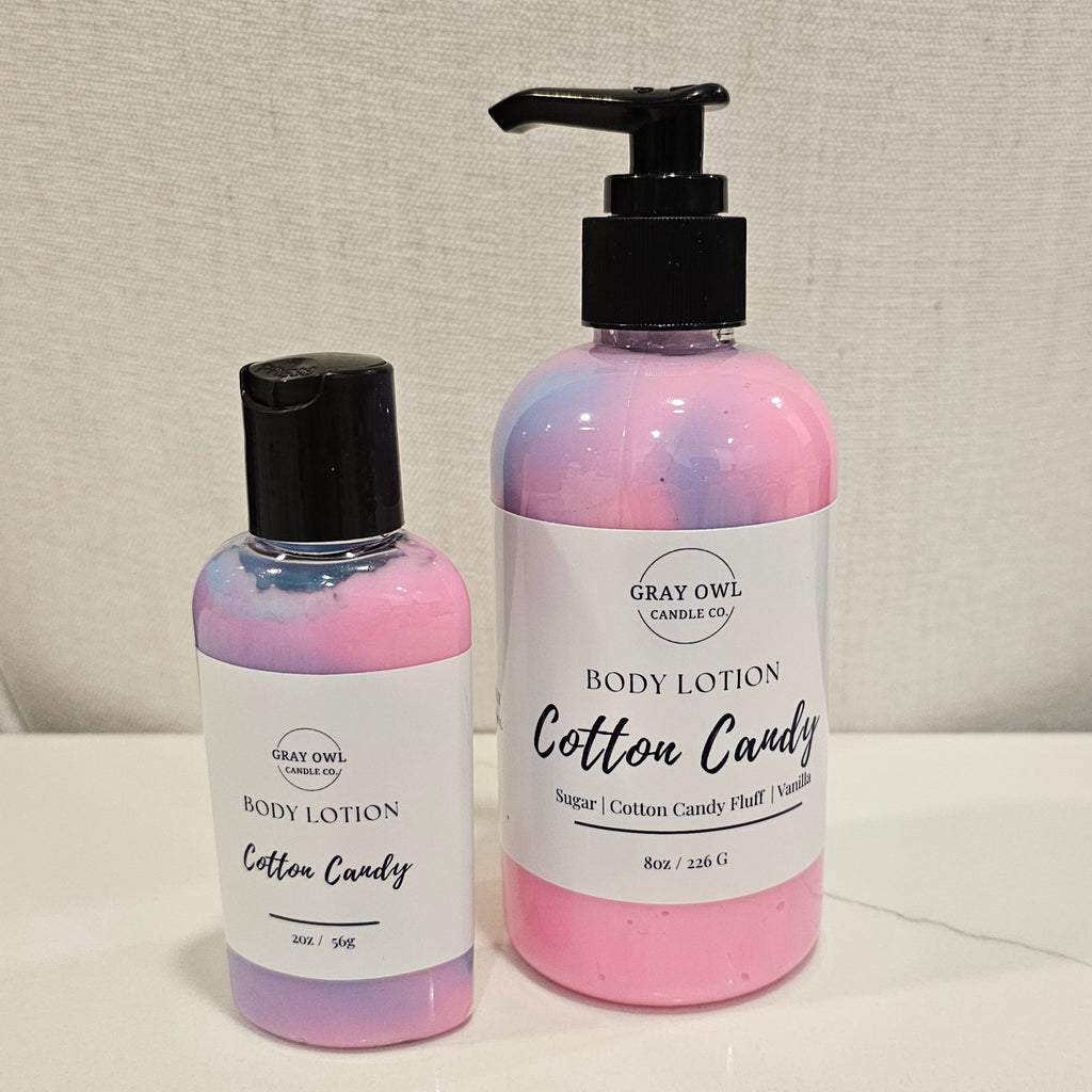 Cotton Candy Lotion Available in 2 sizes- 8oz or 2oz